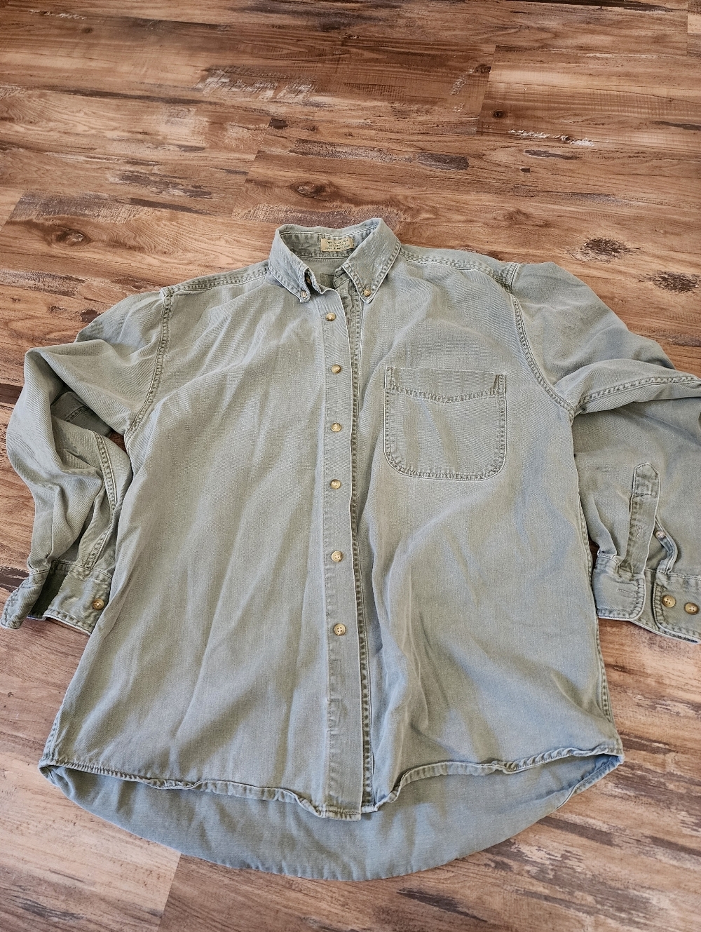 White Water Wash Light Sage Green Shirt